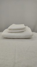 Quince European Linen Duvet Cover Set White Queen