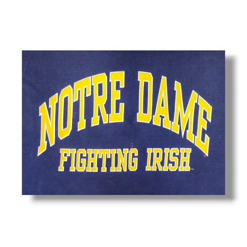 Vintage Notre Dame Fighting Irish NCAA Sleeveless Blue TNT T-Shirt Men's XL - Picture 8 of 11