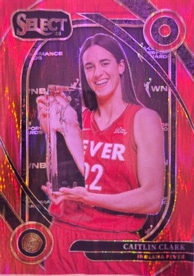 WNBA 2025 Select Prizm Courtside Caitlin Clark. Color Match. 022/349 ROY Trophy