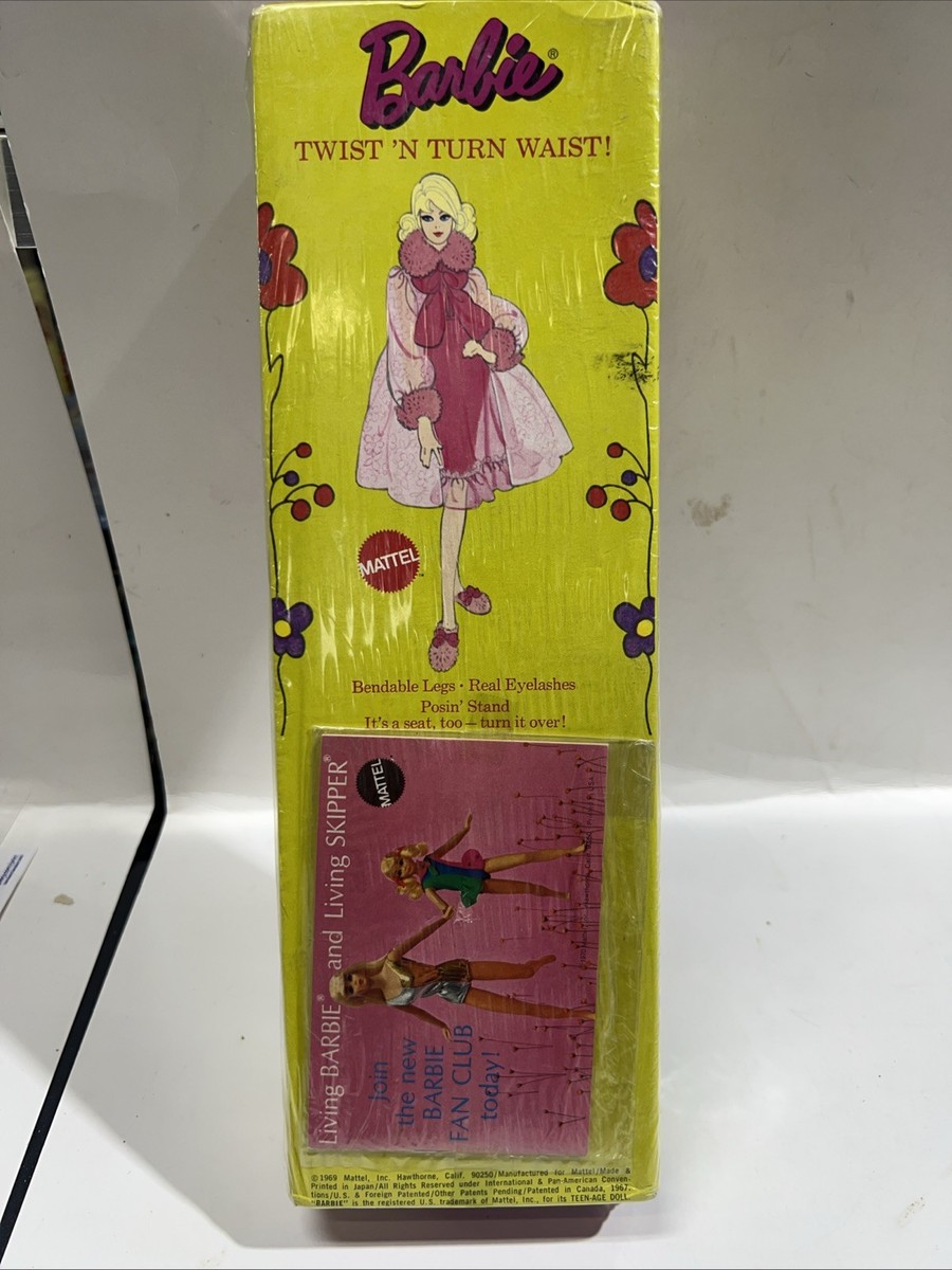 Vintage barbie 1969 Twist N' Turn Blonde Bendable Legs Real