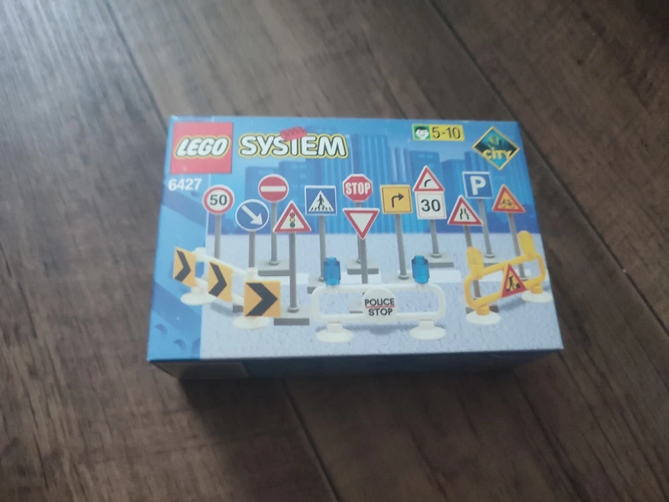 LEGO System 6427 City Straßenschilder Neu Ungeöffnet ⚡ Versand