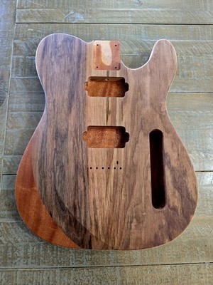 Guitar Body, Walnut on Sapele, HH