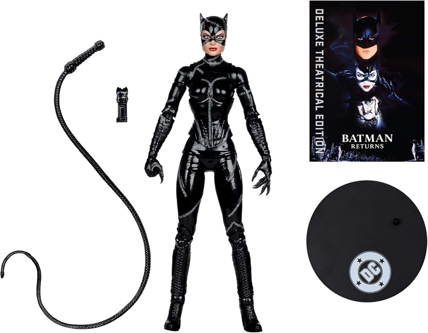 McFarlane DC Batman Returns Deluxe Theatrical Exclusive Catwoman 7” Movie BUNDLE