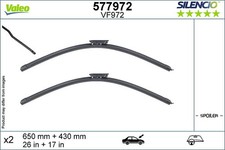 VALEO Wischblatt Scheibenwischer SILENCIO FLAT BLADE SET 577972 für CITROËN C4
