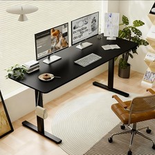 55" Electric Standing Desk Height Adjustable Computer Gaming Desk Lift-up Desk
