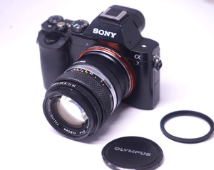 SONY E MOUNT ADAPTED 50MM F1.4 OLYMPUS PRIME LENS ALL A7 NEX,A6000