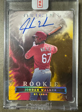 JORDAN WALKER 2023 Panini Chronicles Origins RC Gold 1st AUTO 1/10 SSP WOW!