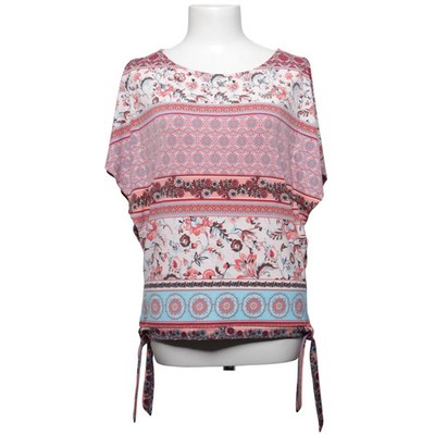 Comma, Top, Größe: 36, Rot/Blau/Mehrfarbig, Elasthan/Polyester, Sonstiges #AKQ