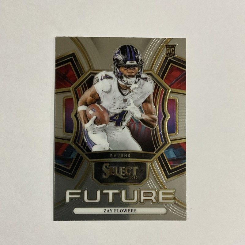 2023 Panini Select Future Zay Flowers Ravens Rookie Insert #FUT-ZFL