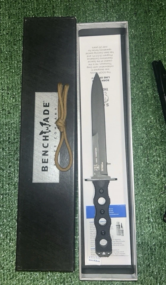 Benchmade 185BK-1 SOCP Fixed Blade Knife NIB Made In USA - Image 2 of 2