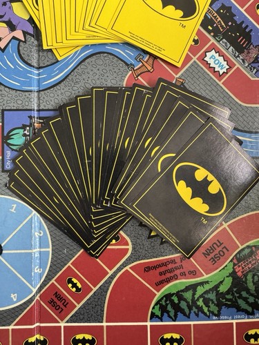 Vtg 1989 The Batman Game 50th Anniversary Edition Glow in the Dark DC Complete - Picture 3 of 12