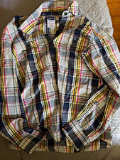 Patagonia Womens Plaid Collared Button-Up Lon...