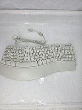 Vintage Microsoft Model E06401COMB Natural Ergonomic Wired Keyboard Elite