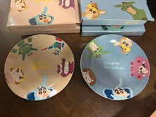 Crayon Shin-chan Plates Set of 4 and Stock Bags