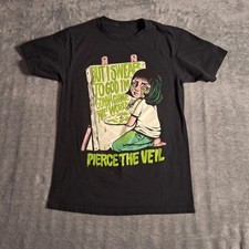 New Rare Pierce The Veil Rare Emo Band Gift For Fans Black All Size Tee WE137