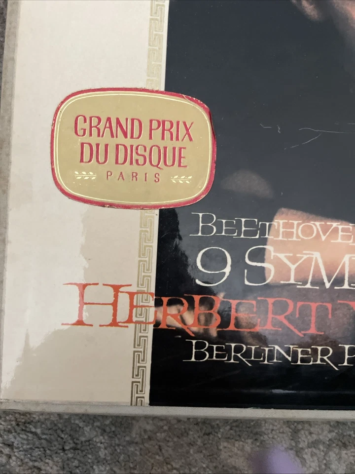 von karajan ~ beethoven 9 symphonien (1962) rare 8 lp box germany mono - Image 3 of 4