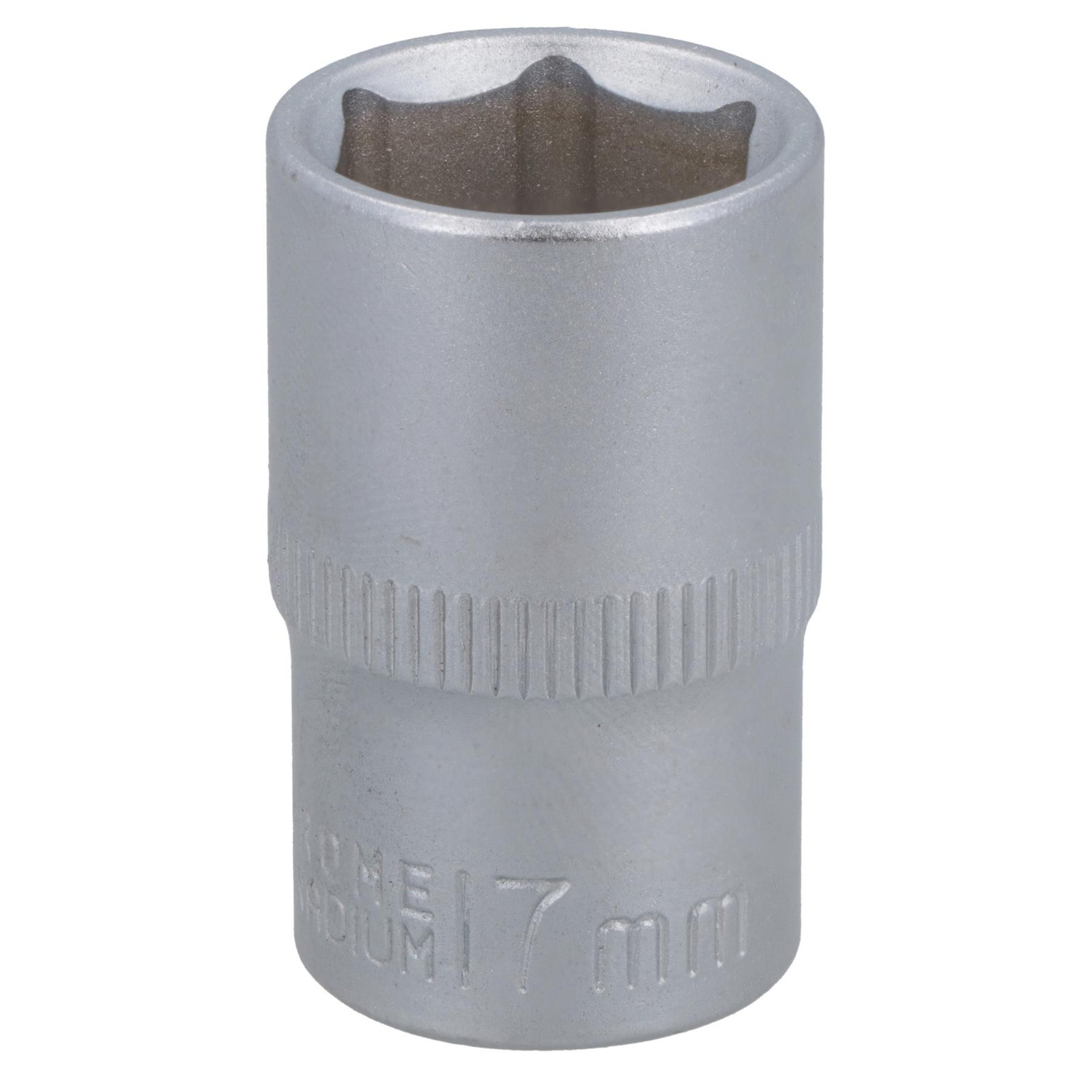 17mm 1/2"" Dr Socket Super Lock Metric Shallow CRV Knurl Grip 6 Point TE798