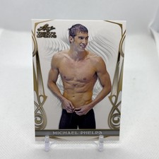 Michael Phelps 2023 Leaf Trinity Base Sports Insert Card #BS-9