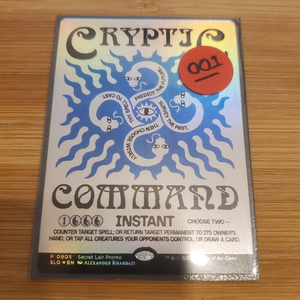 1x Cryptic Command, Foil, Secret Lair - 0905, Magic the Gathering MTG LP See Pic - Image 3 of 3