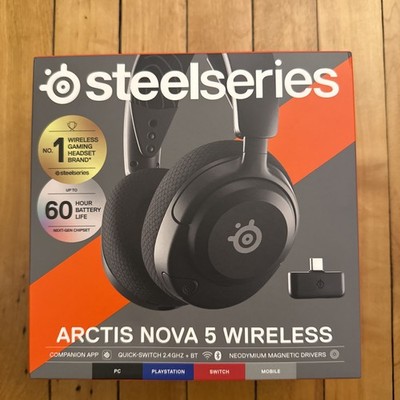 New SteelSeries Arctis Nova 5 Wireless Gaming Headset For PC/ PS5/PS4/Switch