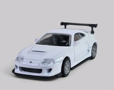 1995 TOYOTA SUPRA Diorama Collectible DieCast Model Car 1:64 White LOOSE