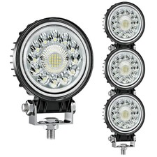 LED Tractor Work Lights, 4Pcs 4 Inch 99W Round Driving Fog Lights Spot 4pcs 99w