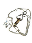 Vtg Sterling Silver Ballet Slipper Pointe Ballerina Shoe Charm Pendant Necklace — photo 6