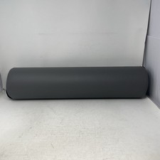 ForPro Full Round Bolster Pillow 6x26 Cool Grey Oil Stain Resistant Massage Yoga