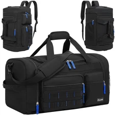 Celvetch Gym Bag for Men Women with Shoes Compartment 3-in-1 Sports Travel Du...