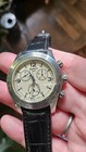 TISSOT V8 Chronograph S762N/862N 42mm schwarzes Leder Band Swiss Quartz Watch