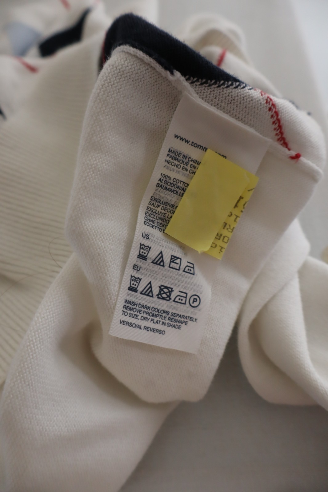 TOMMY HILFIGER MEN'S KNIT SWEATER L MAN SWEATER CASUAL VINTAGE COTTON COTTON thumbnail 9