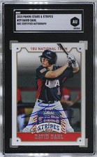 SGC Authentic 2015 Panini Stars and Stripes David Dahl #29 Authentic Auto 3c7