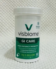 Visbiome High Potency Probiotics, GI Care 112.5 Billion CFU Live, 60 Caps 4/26