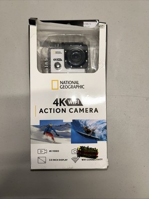 NEW National Geographic 4k Action Camera Wifi & Waterproof Case Original