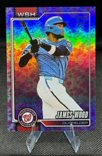 James Wood #349 Holiday Flower Parallel /50 SSP - Washington Nationals