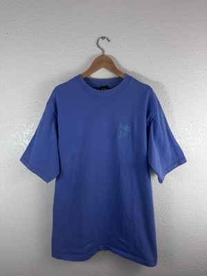 Vintage John Doe T Shirt Single Stitch Made In USA Blue Embroidered Logo