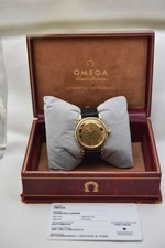 Omega Constellation 18K, Pie Pan Arrow Head Dial, 14381/82 with box, serviced 2