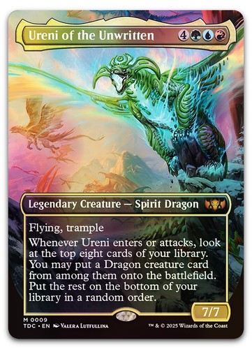 MTG ** FOIL ** Ureni dei non scritti (senza confini) - Tarkir: Dragonstorm MTG ** FOIL ** Ureni dei non scritti (senza confini) - Tarkir: Dragonstorm