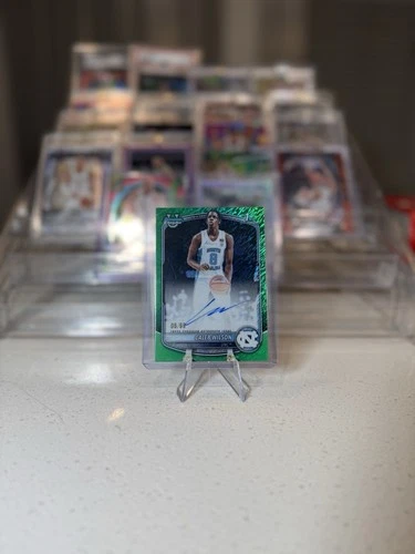 2025 Caleb Wilson Bowman Chrome Green Shimmer Auto /99