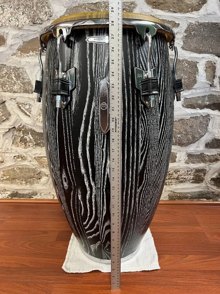 Перкуссионные винтажные черные MEINL Woodcraft Series 12-1/2 дюйма Tumba Conga WCO1212VBK-M - Изображение 4 из 4