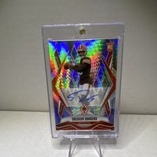 2025 Panini Phoenix - Rookies Shedeur Sanders #154 Silver Hyper Rookie Auto RC