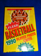 1990 Fleer Basketball Wax Pack as pictured