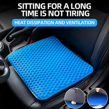 Gel Seat Cushion for Office Chair, Wheelchair, Car Seat and Honeycomb