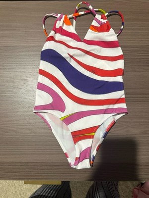 PUCCI Junior- Iride-print swimsuit