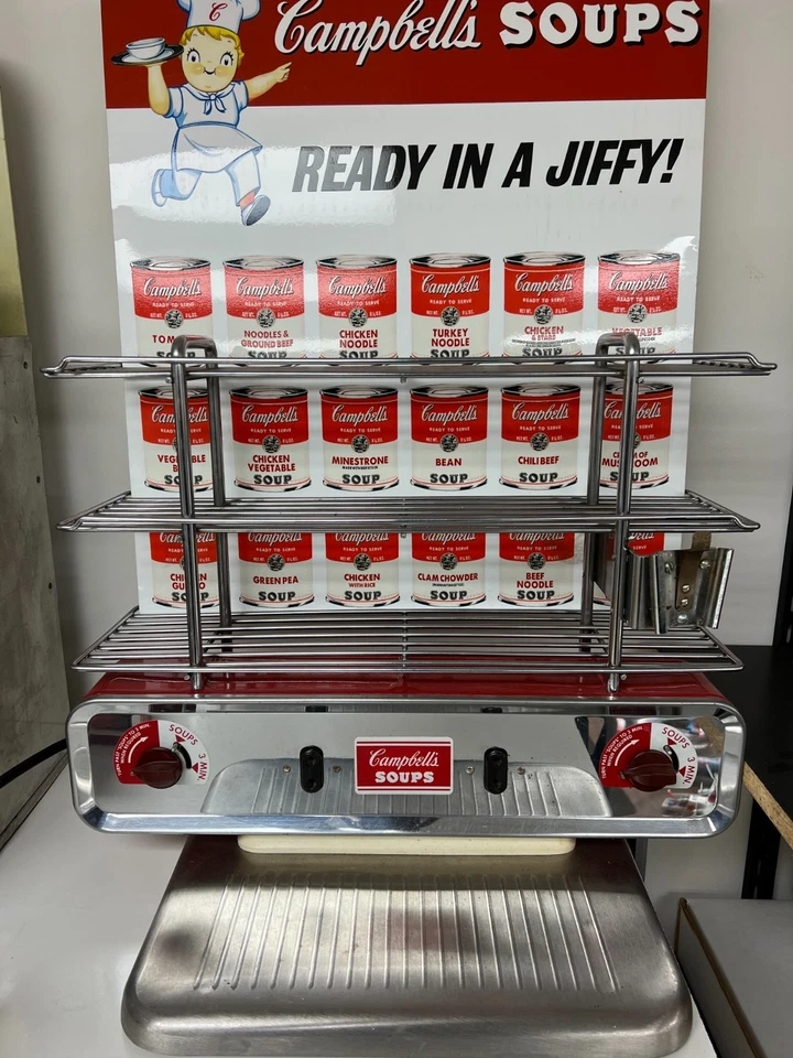 Campbells Soup Warmer Display Cans - Image 3 of 4