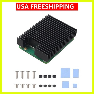 Dedicated Aluminum Heatsink Support PWM Cooling Fan Compatible with Raspberry...