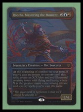 1 x Rootha, Mastering the Moment BORDERLESS FOIL Secrets of Strixhaven NM MTG