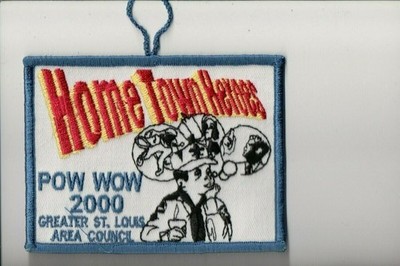 2000 Greater St. Louis Area Council Pow Wow Home Town Heroes patch