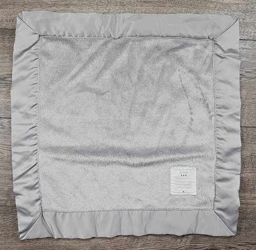 Baby Girl Boy Child Mine Gray Silver Little Blanket Mine Lovey Security Blanket - 第 1/3 張圖片