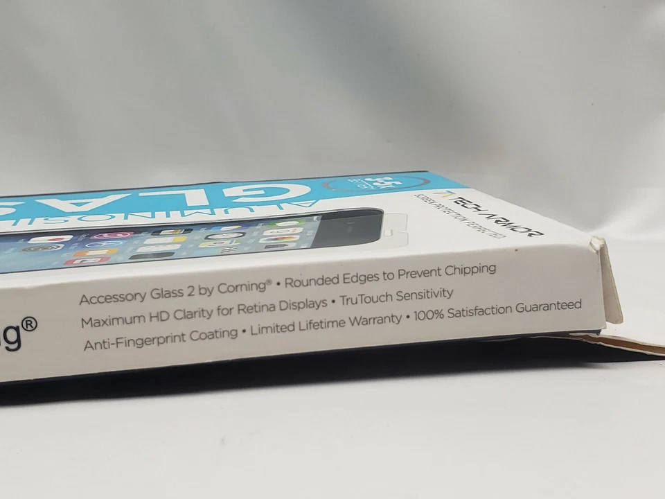 Tech Armor Glass Screen Protector for iPhone 6/6s Plus, Rounded Edges 1 - Pack - Image 4 of 4